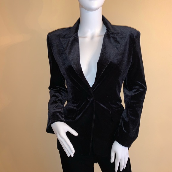 Black VELVET Tuxedo CIELLO COUTURE - Picture 3 of 15